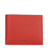 Jil Sander Red Leather Wallet